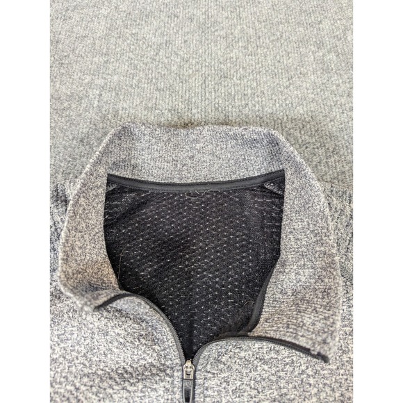 Lululemon Mens Grey Heathered Texture Quarter Zip Pullover Sweatshirt XL #2338 - Picture 5 of 11